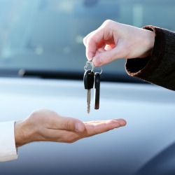 Man buying car