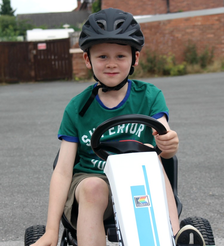 Having The School Holidays Covered With The Kettler Dakar Air Go Kart The Oliver\\\'s Madhouse