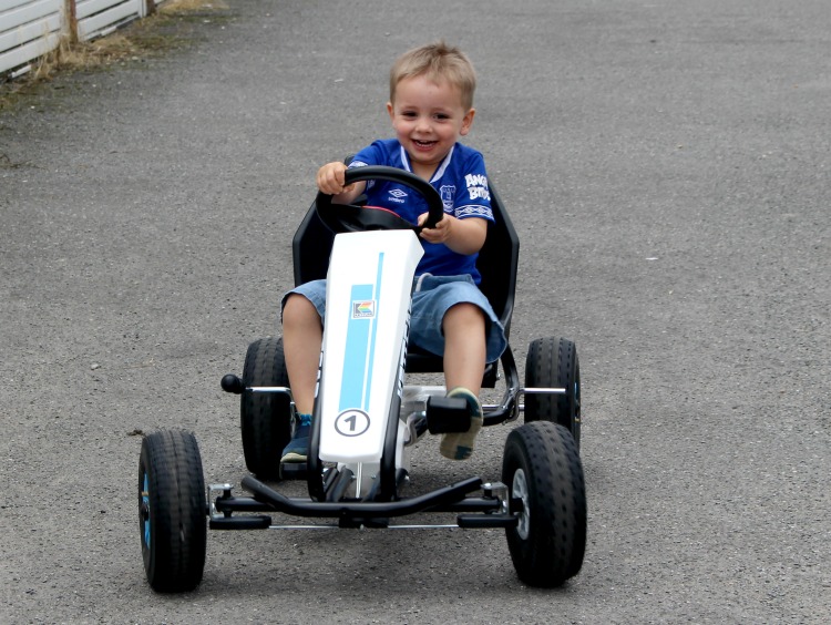 Having The School Holidays Covered With The Kettler Dakar Air Go Kart The Oliver\\\'s Madhouse