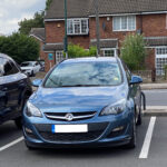 vauxhall astra car in blue