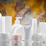 big set of skincare items